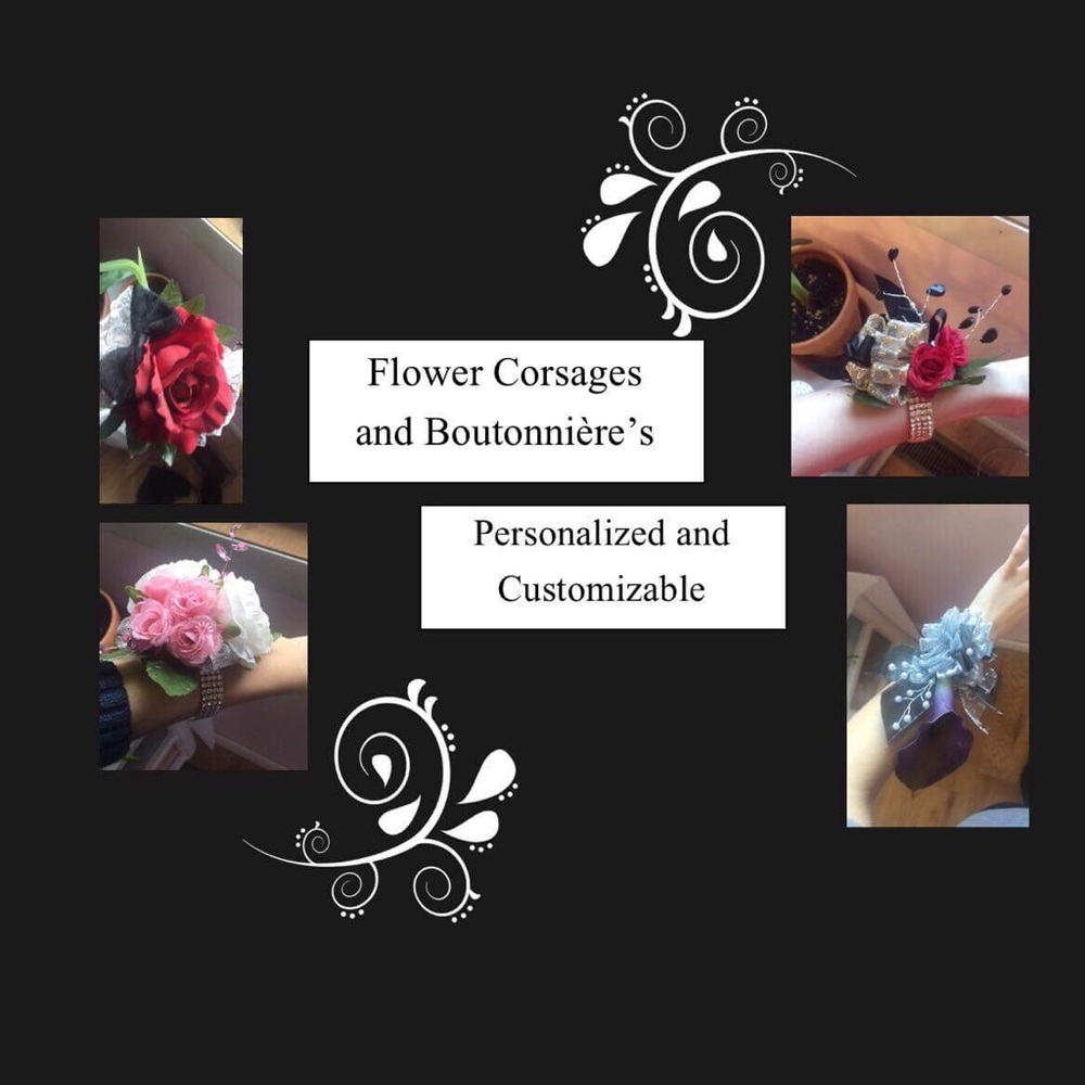 Custom made corsages